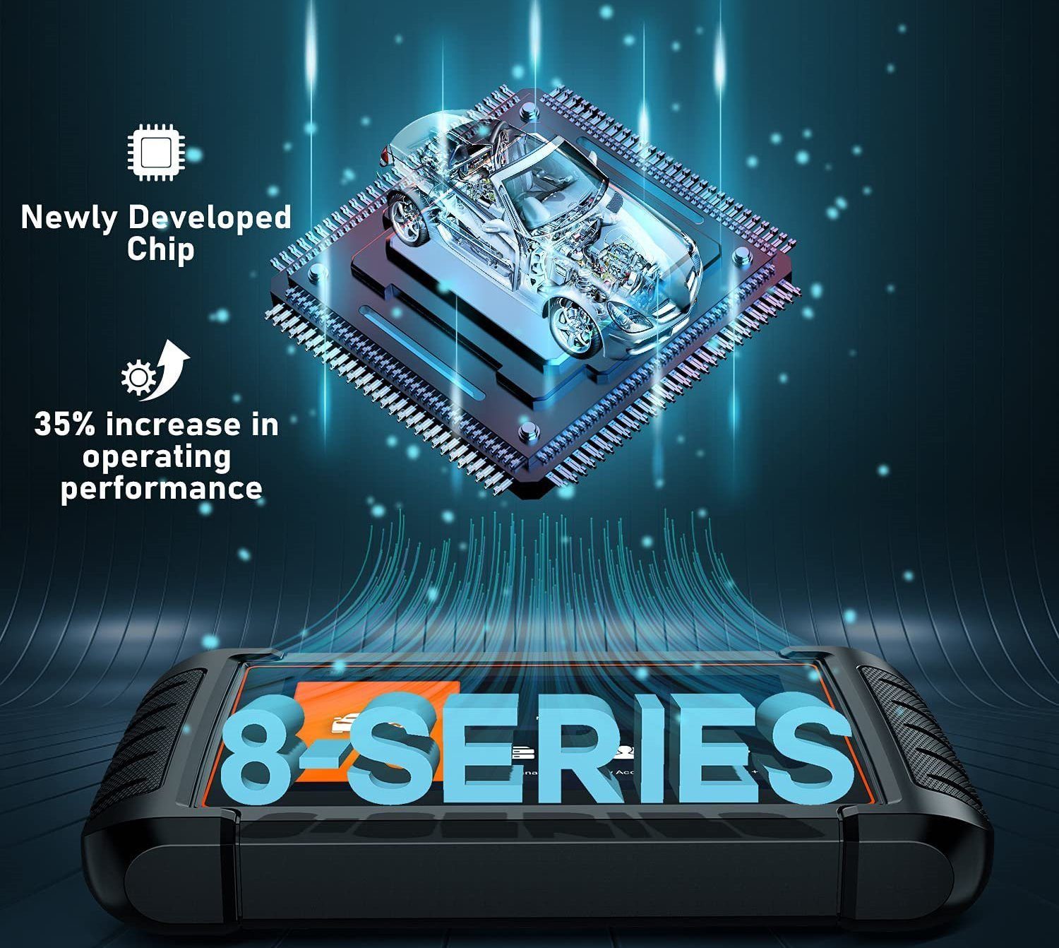 Brotos® Kfz-Diagnosegerät PROFI bidirektionales KFZ OBD2 Tiefen Diagnose Gerät, 940 DIGITAL
