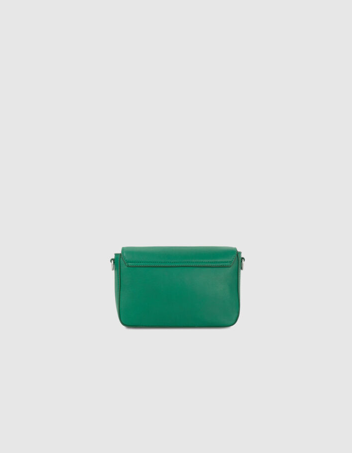 Le sac 111 en cuir vert Femme
