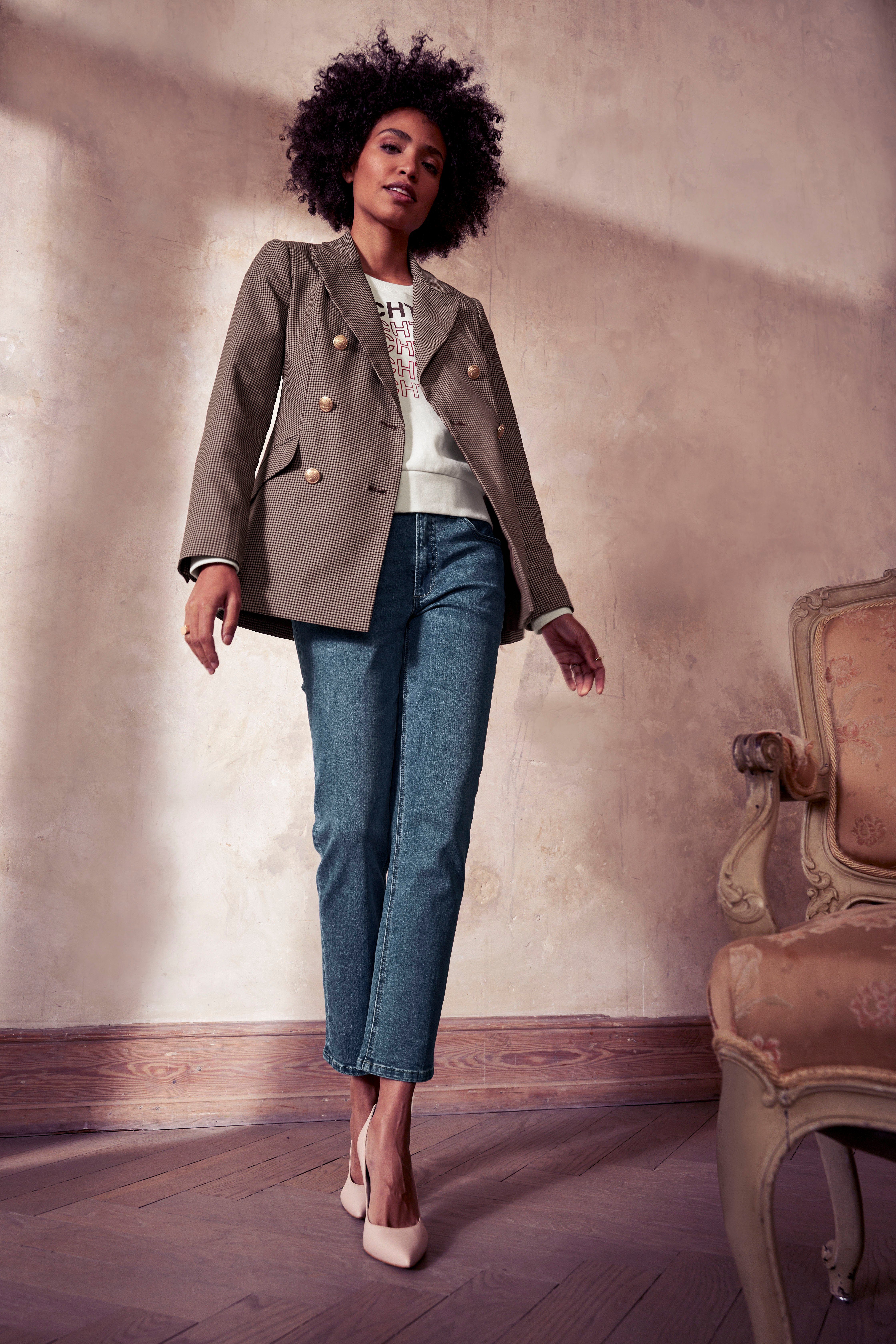 HECHTER PARIS Jackenblazer mit doppelter Knopfleiste