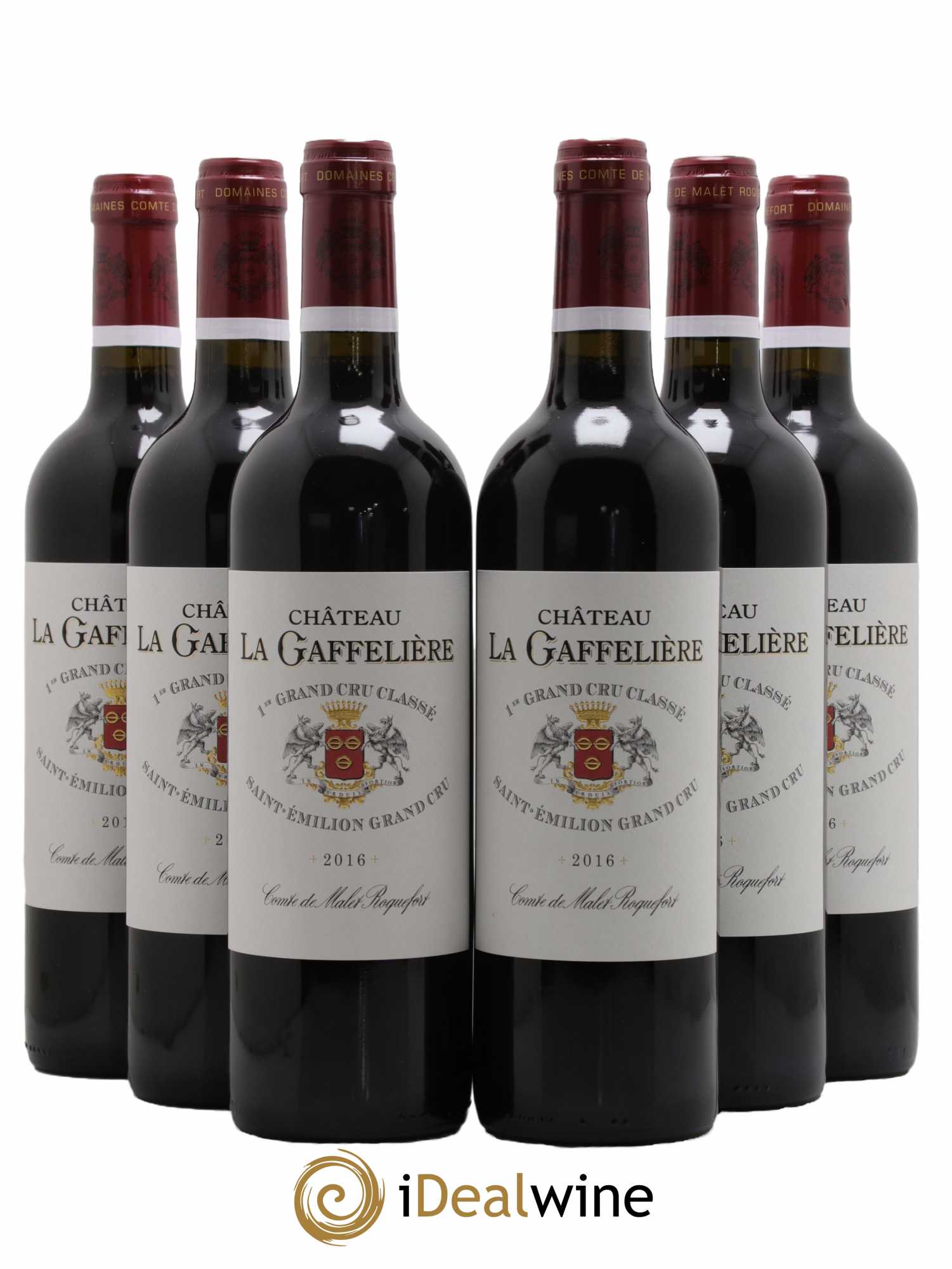 Château la Gaffelière 1er Grand Cru Classé B  2016 - Lot de 6 Bouteilles