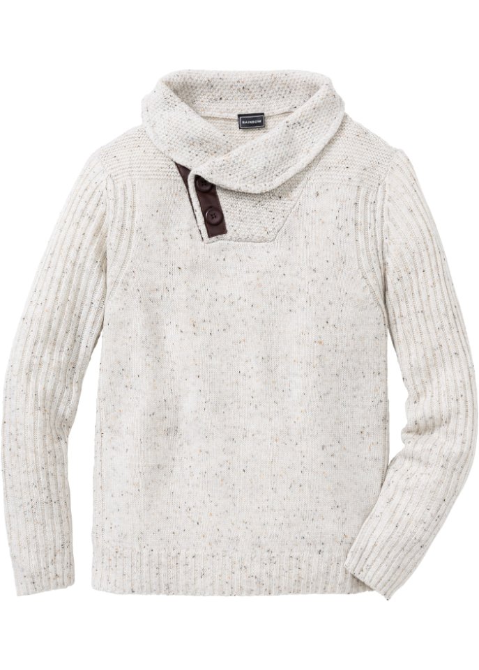 Pullover mit Schalkragen