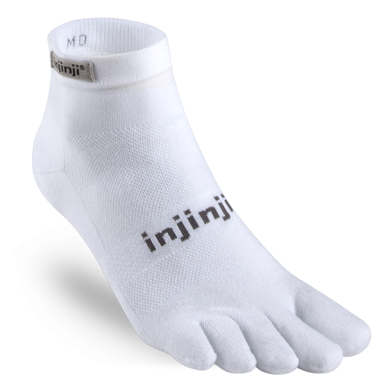 Injinji ~ Zehensocke Original Weight Mini-Crew ~ weiß