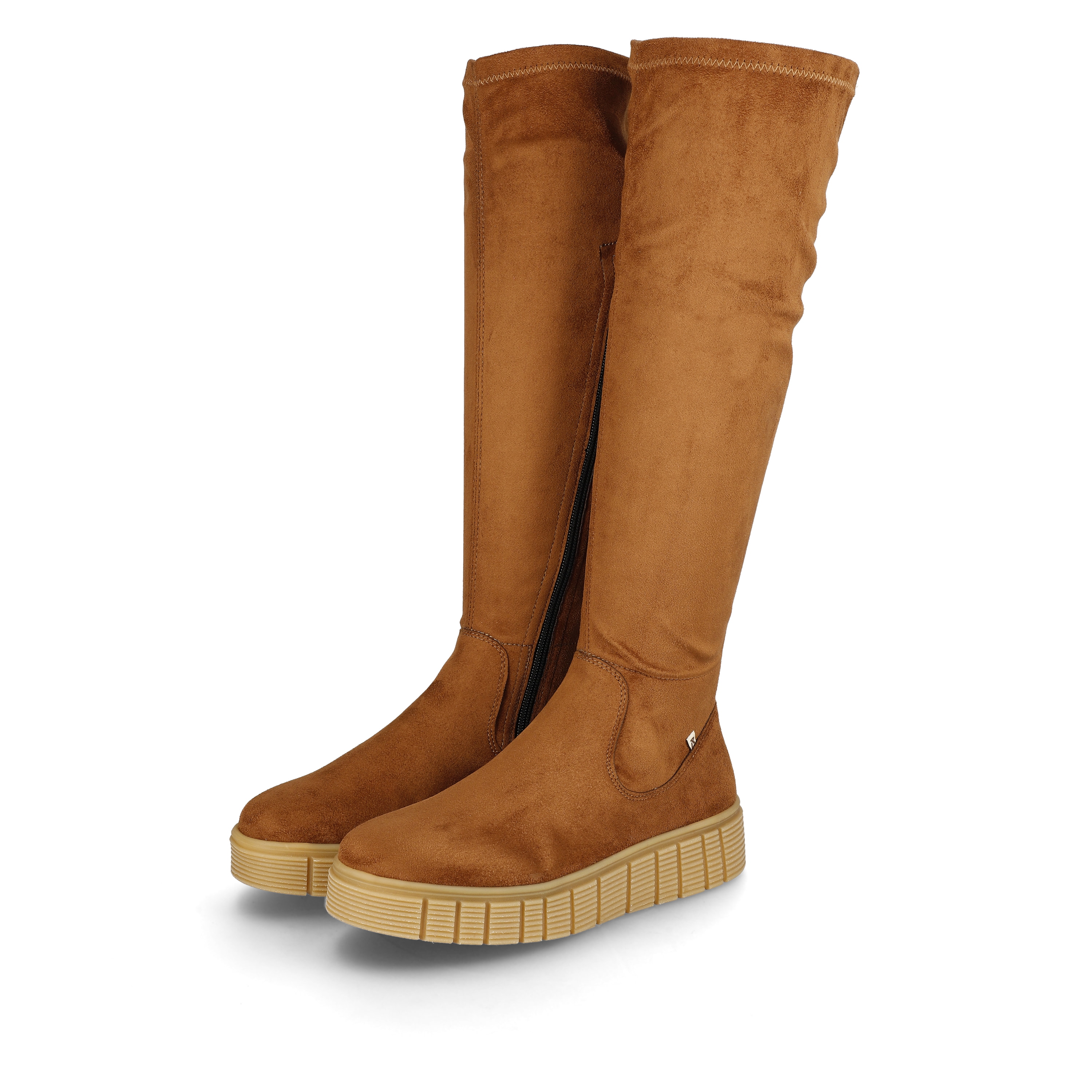 Rieker Damen Hochschaftstiefel caramel brown