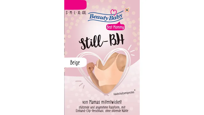 Beauty Baby Best Mommy Still BH Beige Größe M
