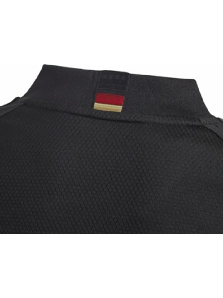 adidas V-Kragen T-Shirt für Damen in schwarz in schwarz günstig kaufen XS