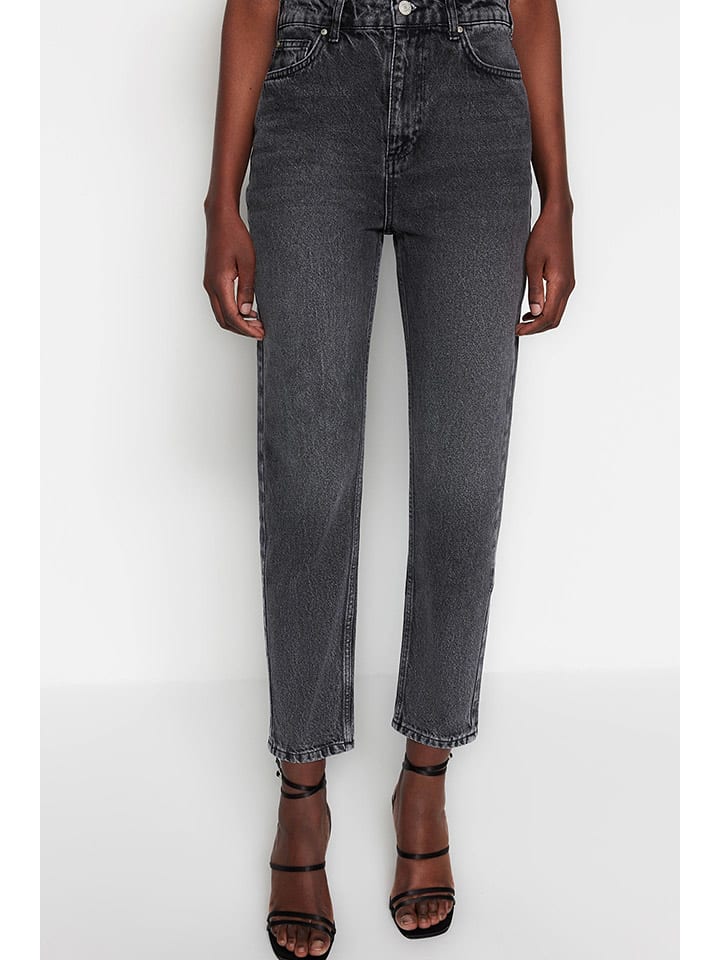 trendyol Jeans - Mom fit - in Anthrazit günstig kaufen