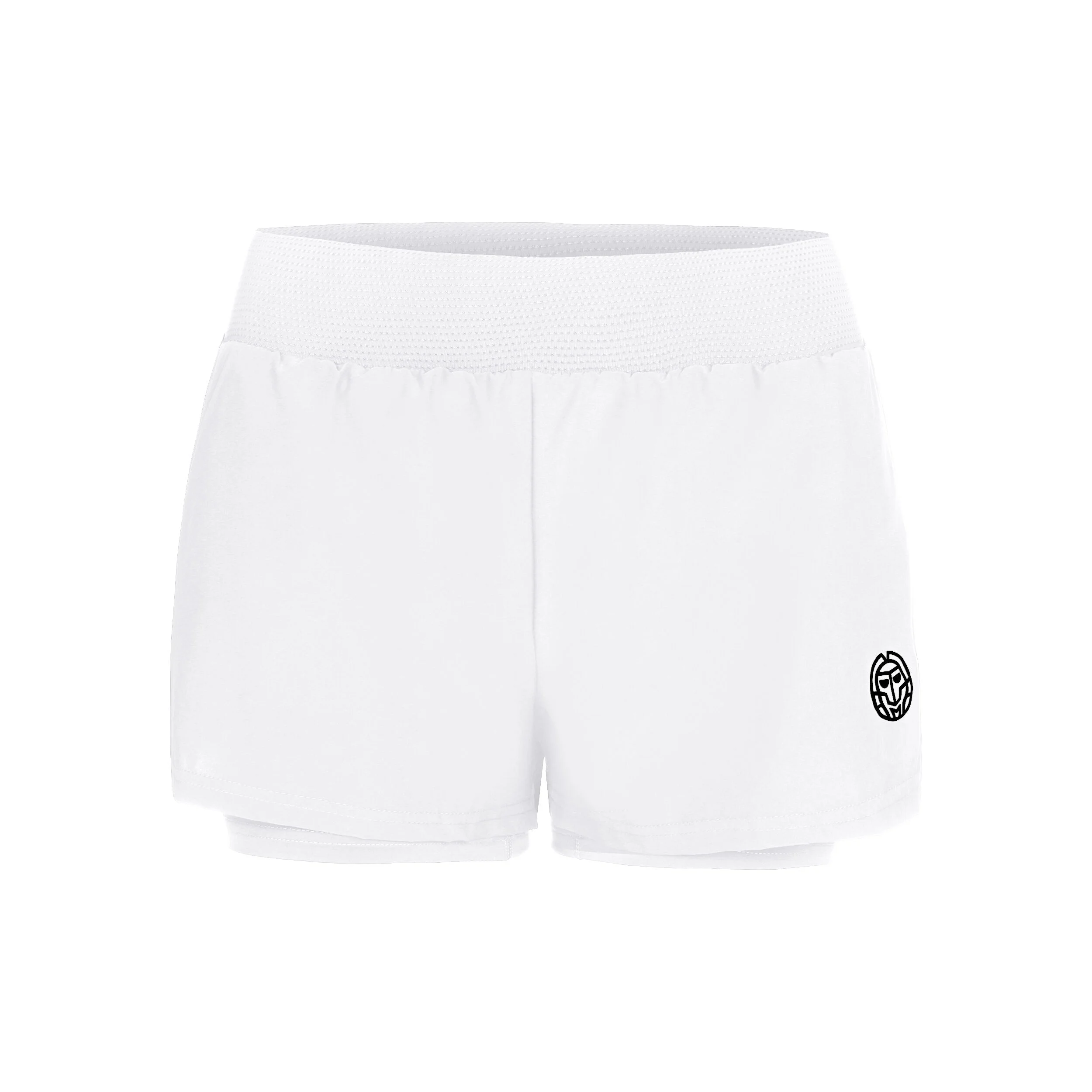 Crew 2 In 1 Shorts Damen - Weiß