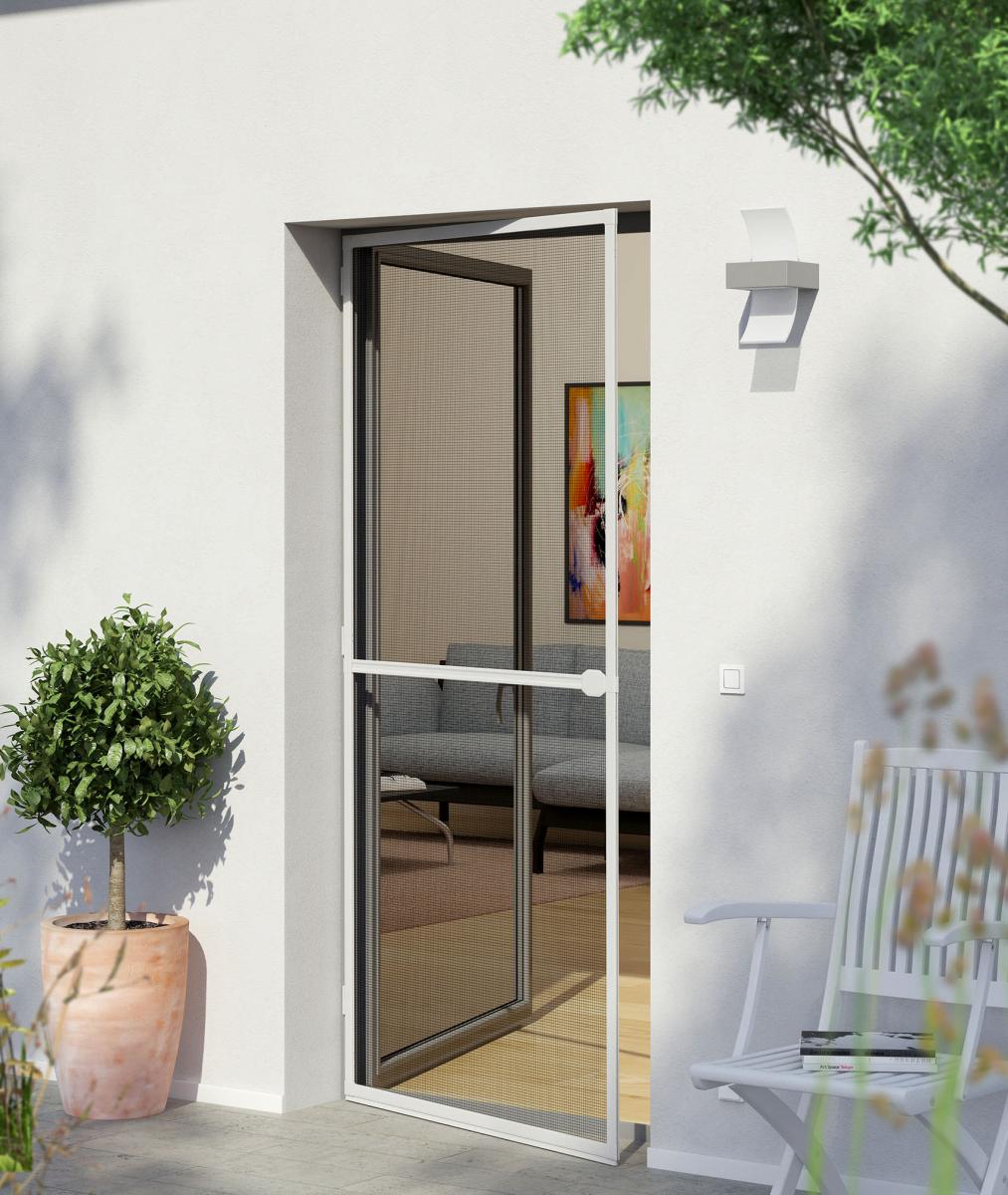 Powertec IS-Tür 100x210cm Insektenschutz Weiß
