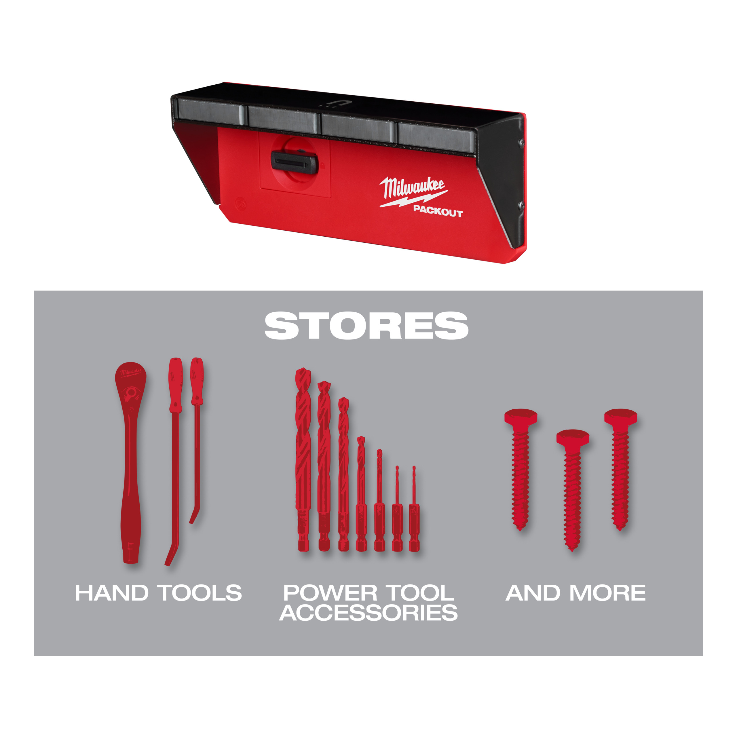 Akcesoria Milwaukee 4932493378 Stojak magnetyczny PACKOUT™
