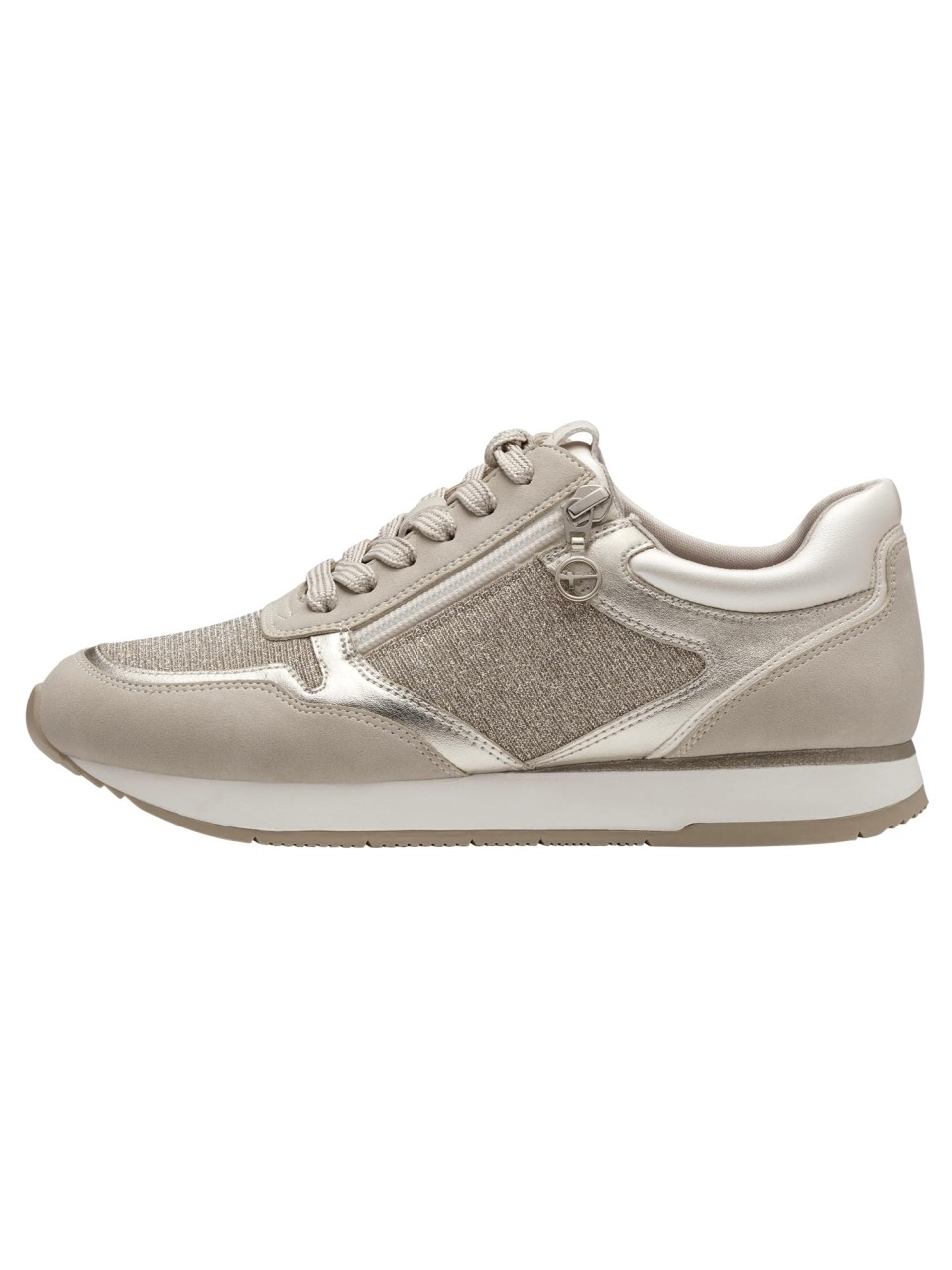 TAMARIS Freizeit Schnürer beige