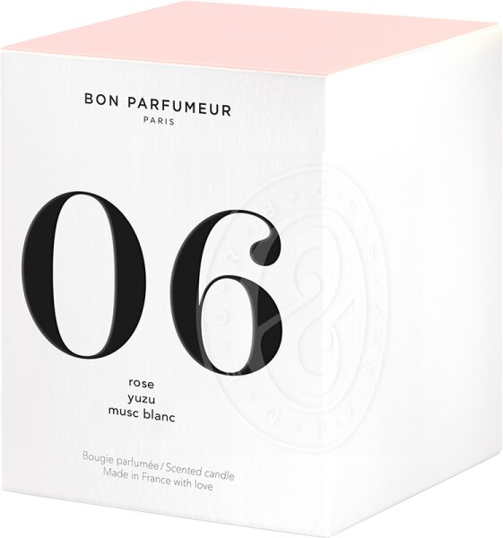 BON PARFUMEUR Home Line Candle 06 Rose, Yuzu, White Musk Duftkerze