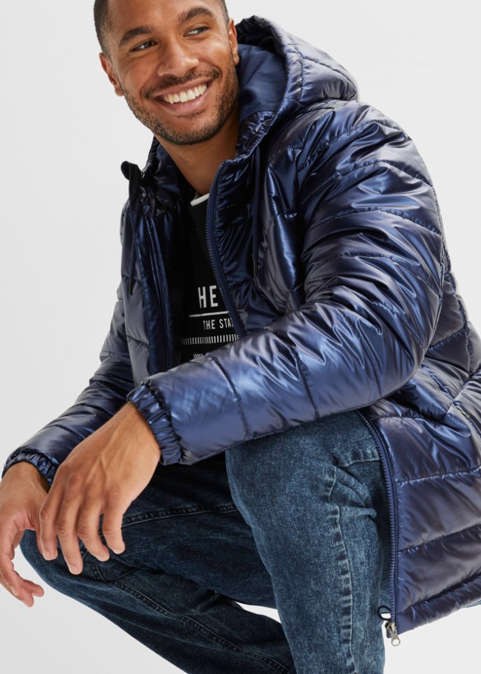 Steppjacke mit Kapuze