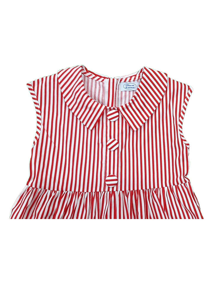 Deux ans de vacances Kleid in Rot/ Weiß günstig kaufen