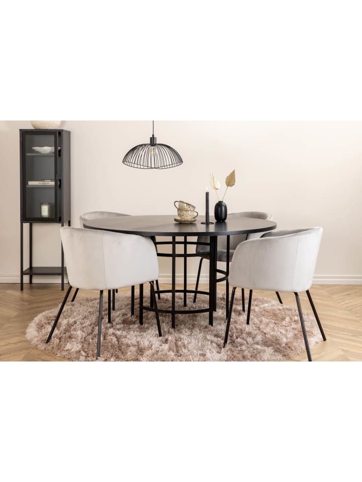 ebuy24 Essgruppe Copenhagen 1 Grau 140 x 140 cm günstig kaufen onesize