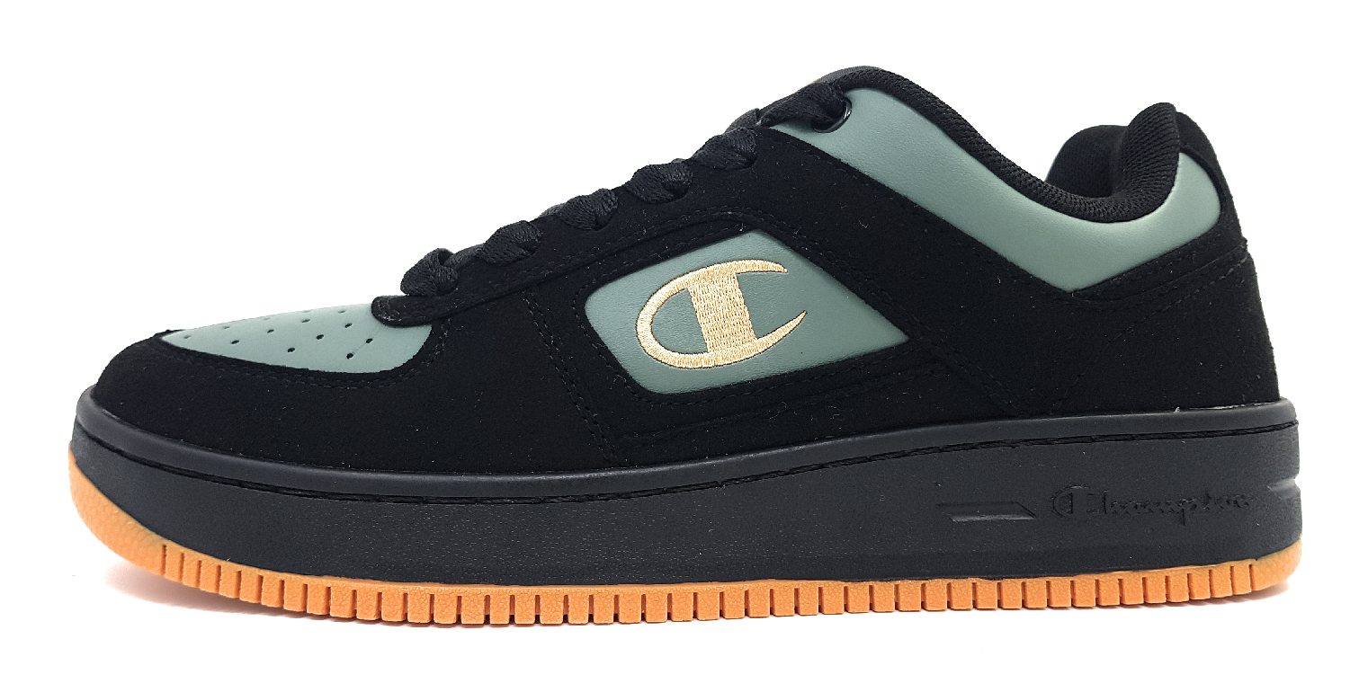 Champion LOW CUt Foul Play Skate S22120-CHA-GS521 Schwarz GS 521 MYG/ NBK/ Orange