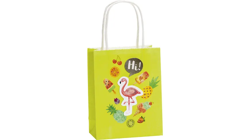 folia Glitzer-Sticker Exotic 10 x 23cm