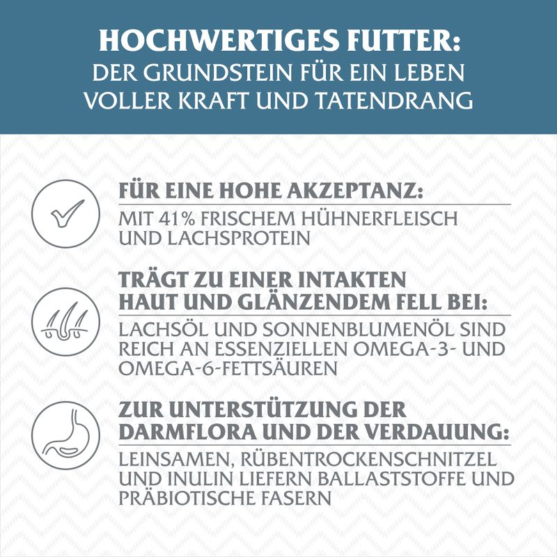 Wolf of Wilderness Adult 'Blue River' - Lachs