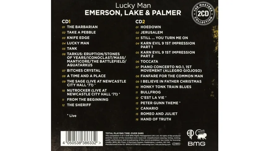 Lucky Man (The Masters Collection) Digipak