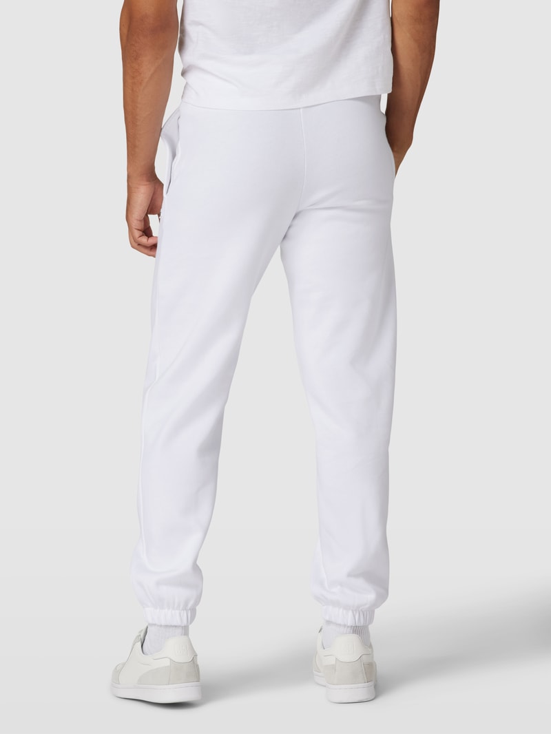 Sweatpants mit Label-Detail in weiß