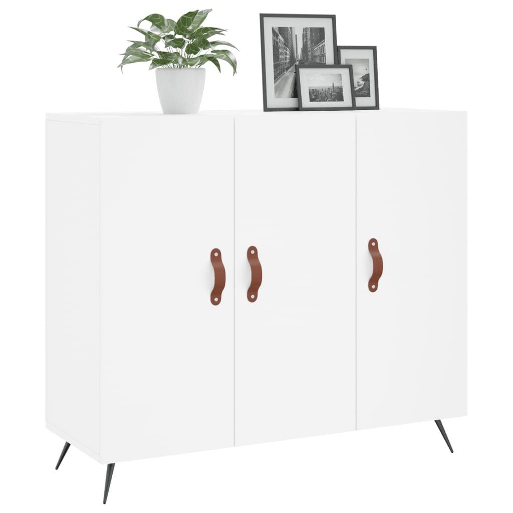 vidaXL Sideboard Sideboard Weiß 90x34x80 cm Holzwerkstoff (1 St)