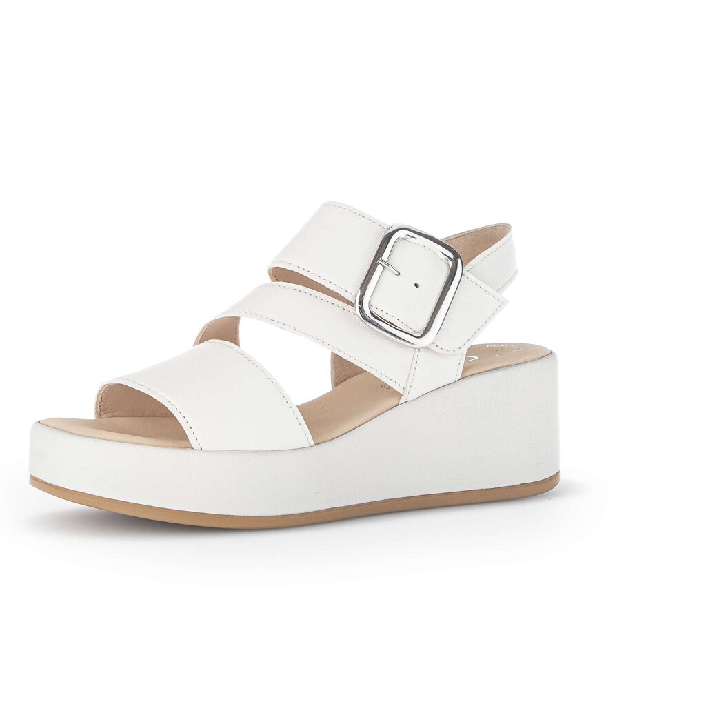 Gabor fashion Keilsandalette creme