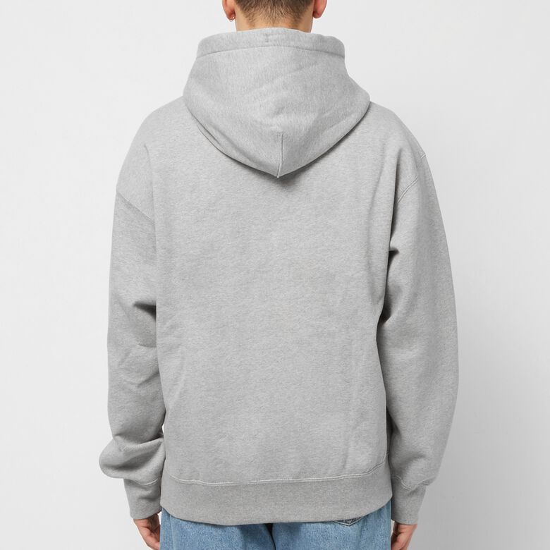 NIKE Solo Swoosh Fleece Hoodie dk grey heather/white