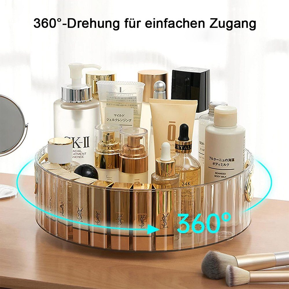 NUODWELL Gewürzregal 2 Stücke Lazy Susan Drehteller, Schrank Drehteller Organizer für Küche
