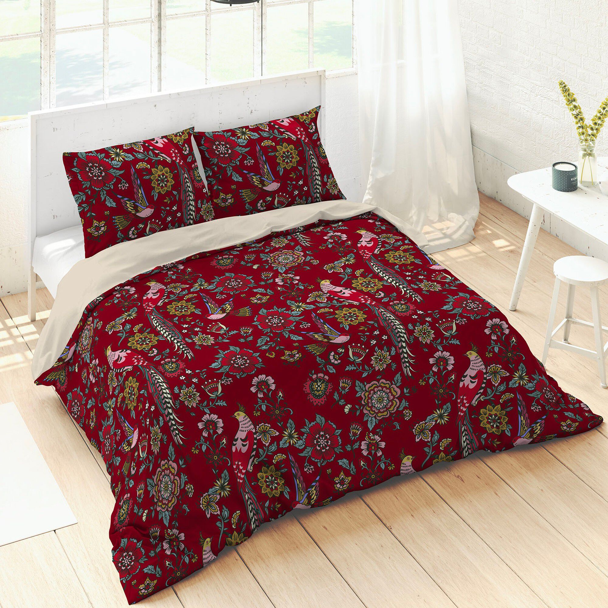 Linge de lit Clarysse imprimé floral
