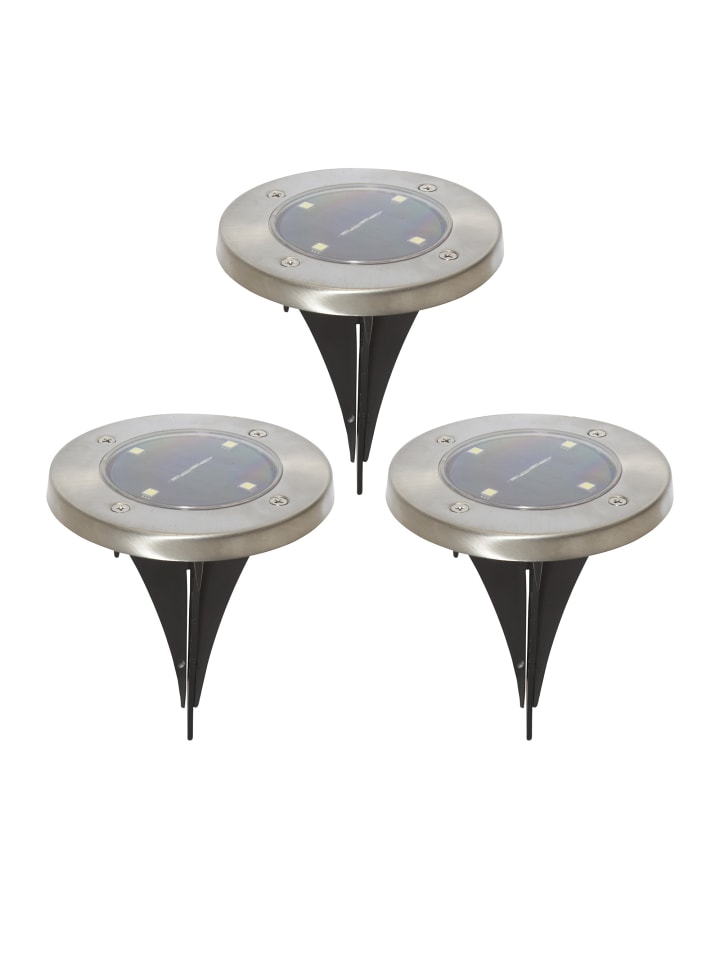 STAR Trading Solar-Bodenleuchte Lawnlight 3er Set günstig kaufen onesize