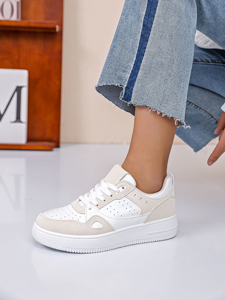 Sixth Sens Sneakers in Beige/ Weiß günstig kaufen