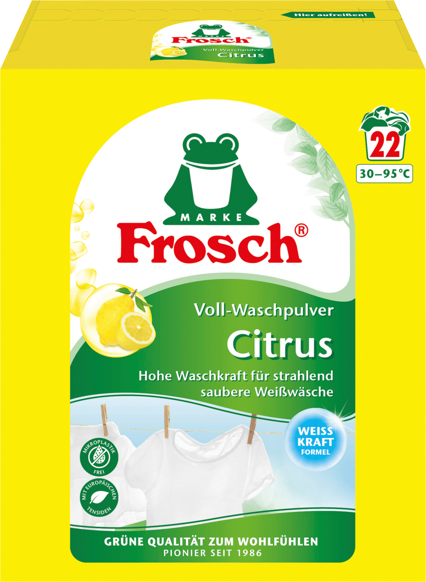 Vollwaschmittel Pulver Citrus, 22 Wl