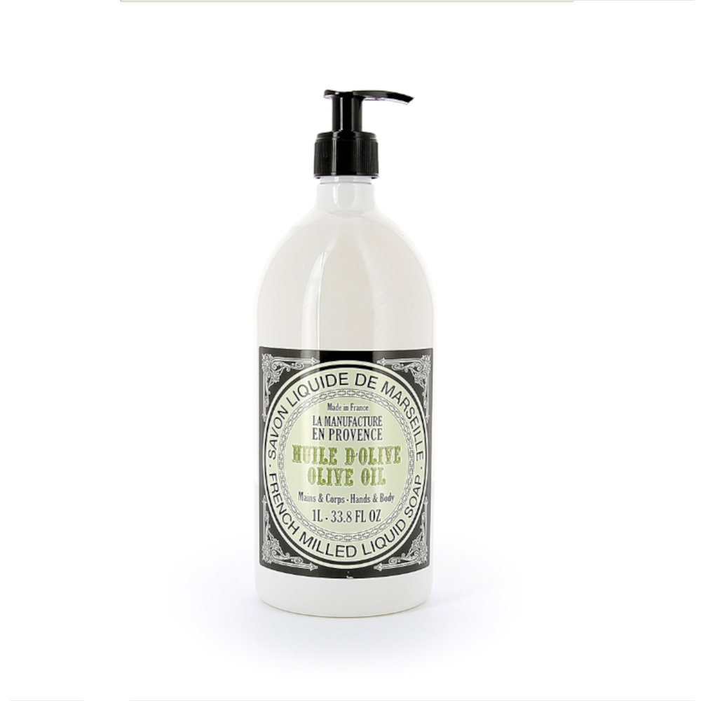 La Manufacture en Provence Savon liquide de Marseille 1L à l'Huiled'Olive BIO SAVON LIQUIDE BIO