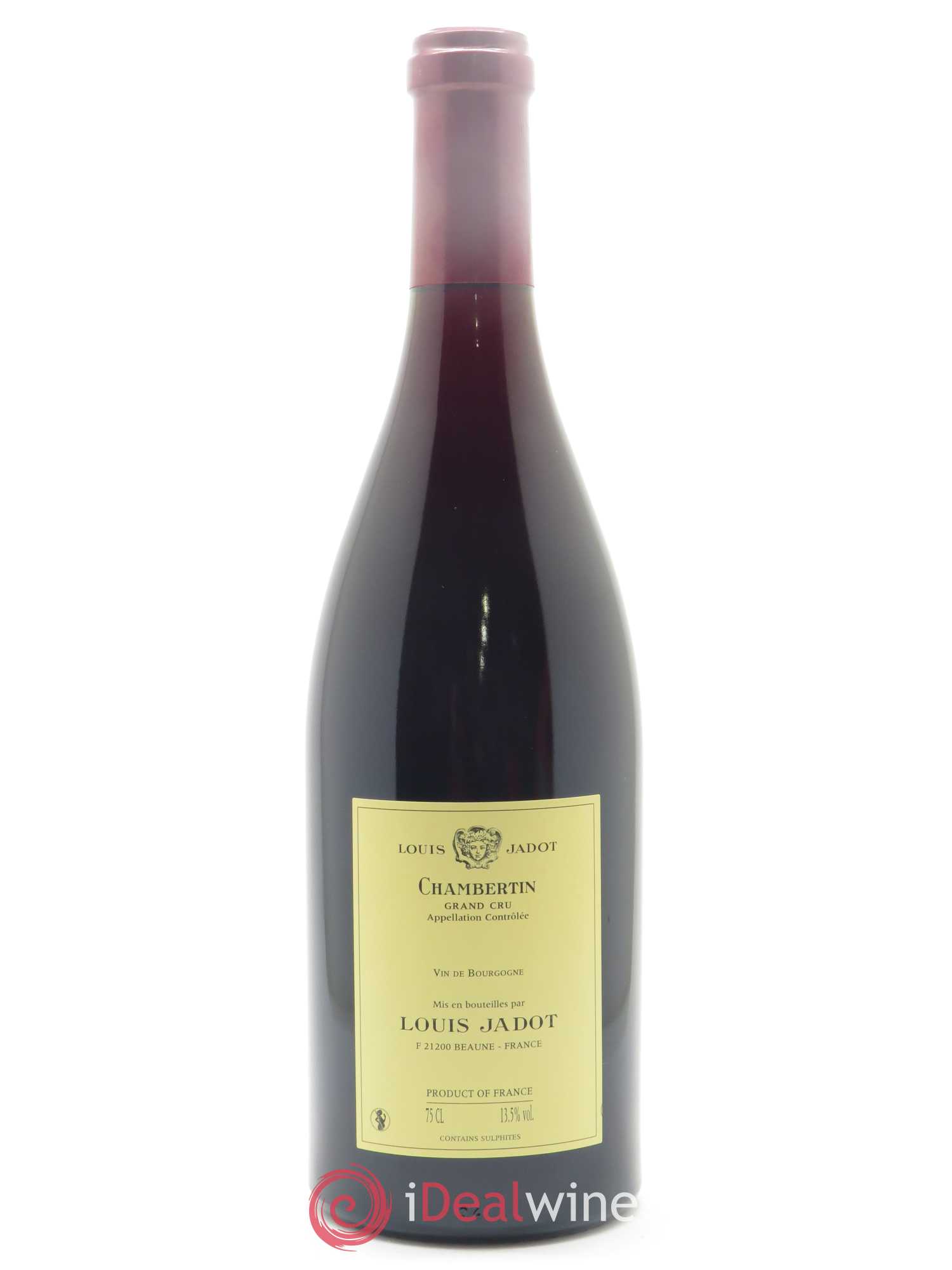 Chambertin Grand Cru Maison Louis Jadot  2017 - Lot de 1 Bouteille