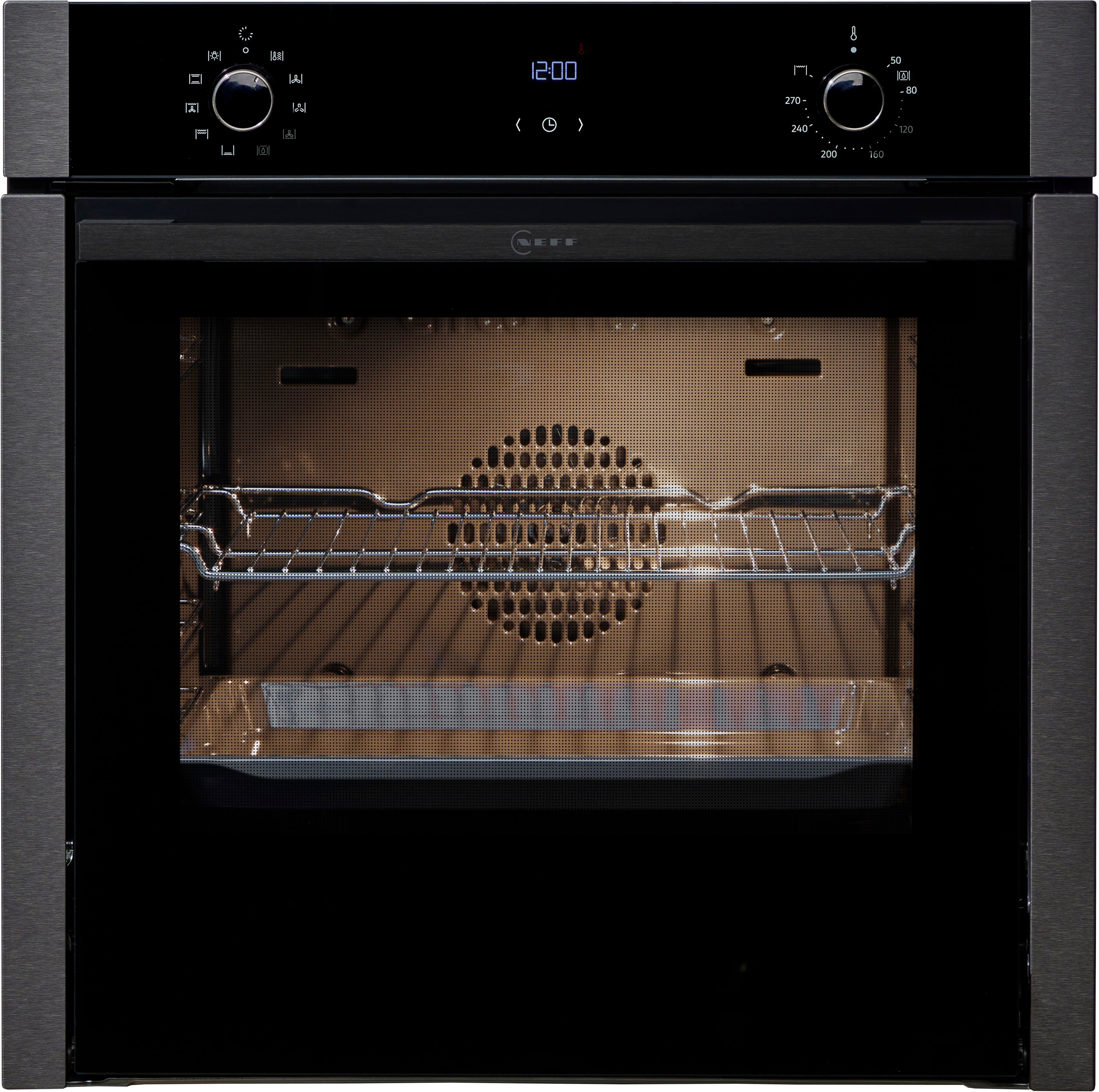 NEFF Einbaubackofen N 50 B4ACE2AG0, mit Teleskopauszug nachrüstbar, EasyClean®, voll versenkbare Ofentür dank Slide & Hide®