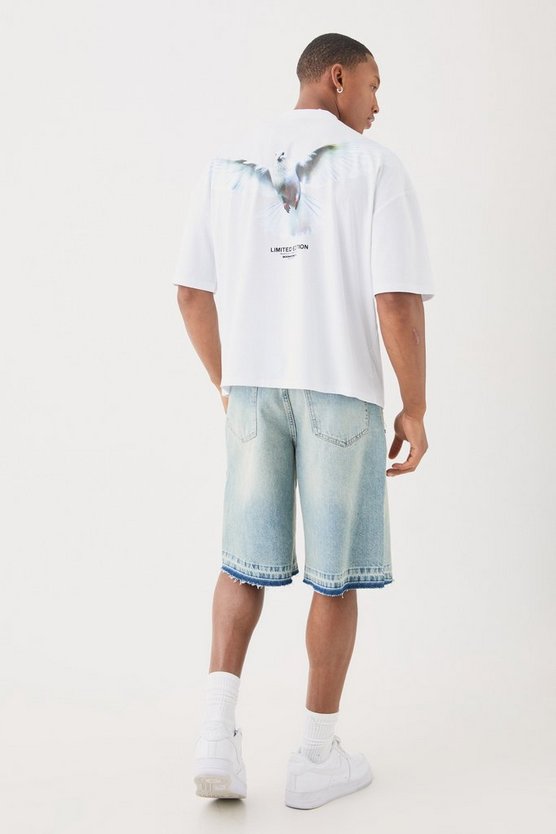 Kastiges Oversize T-Shirt mit Limited Edition Print