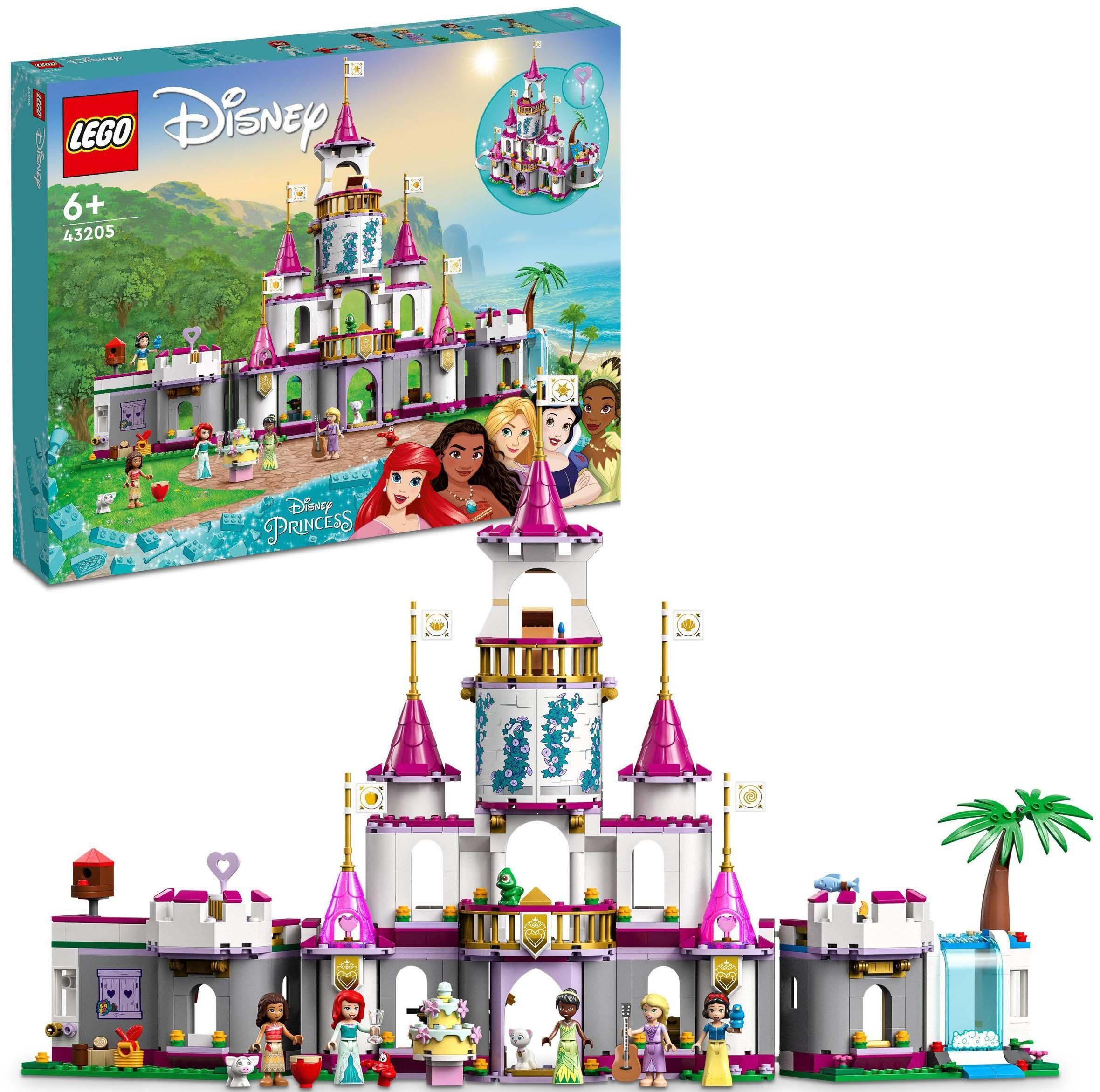 LEGO® Konstruktionsspielsteine Ultimatives Abenteuerschloss (43205), LEGO®  Princess™, (698 St), Made in Europe