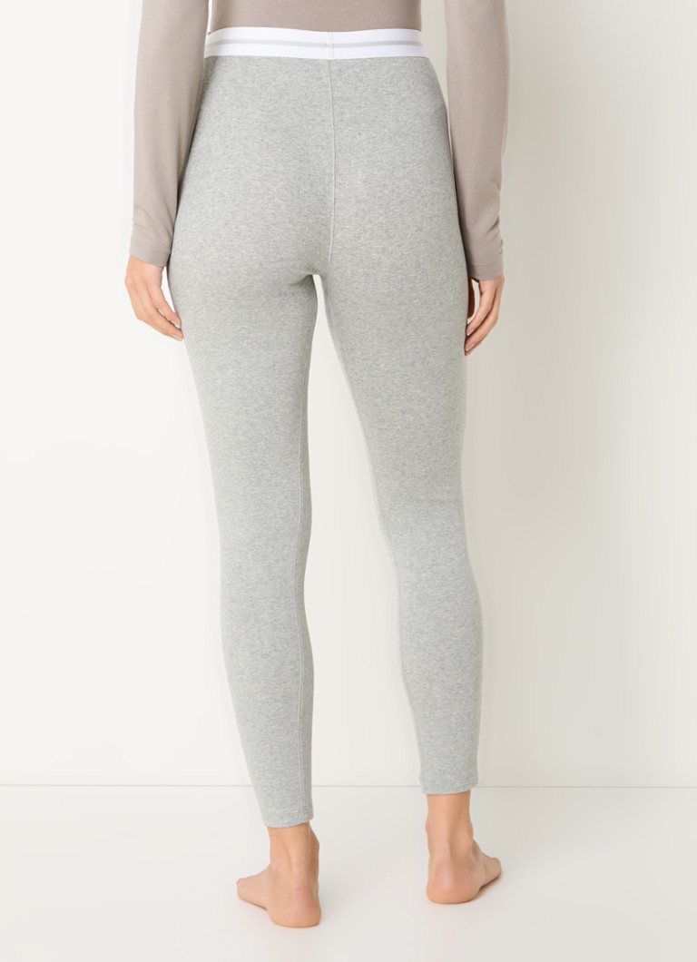 Calça legging de cintura alta para treino Calvin Klein com faixa com o logotipo.