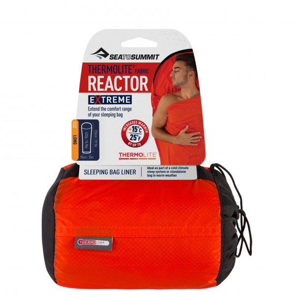 Sea to Summit - Reactor Extreme Thermolite Mummy Liner Long - Reiseschlafsack