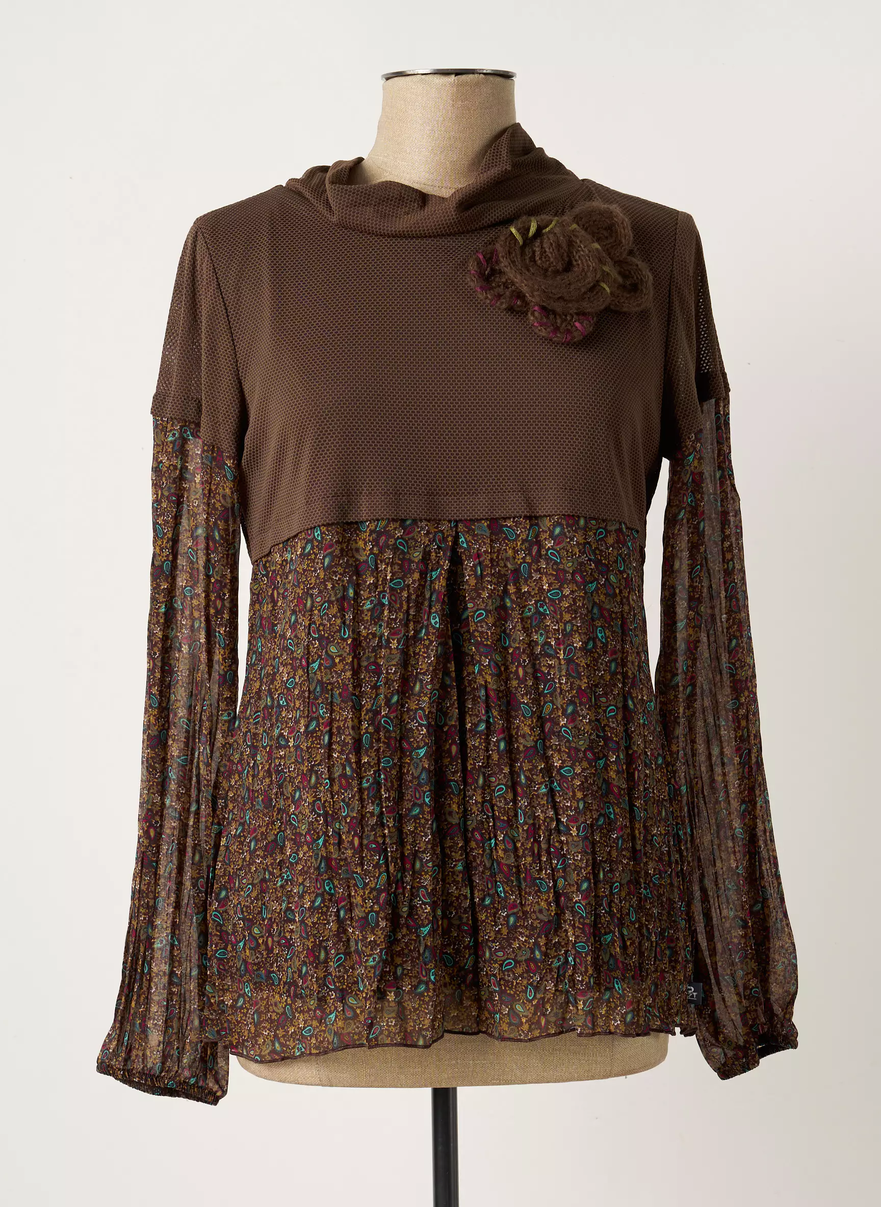 Paz Torras Blouses Femme couleur marron