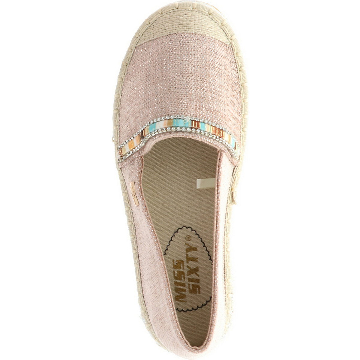 Kinder Mädchen Espadrilles Slipper rosa/pink