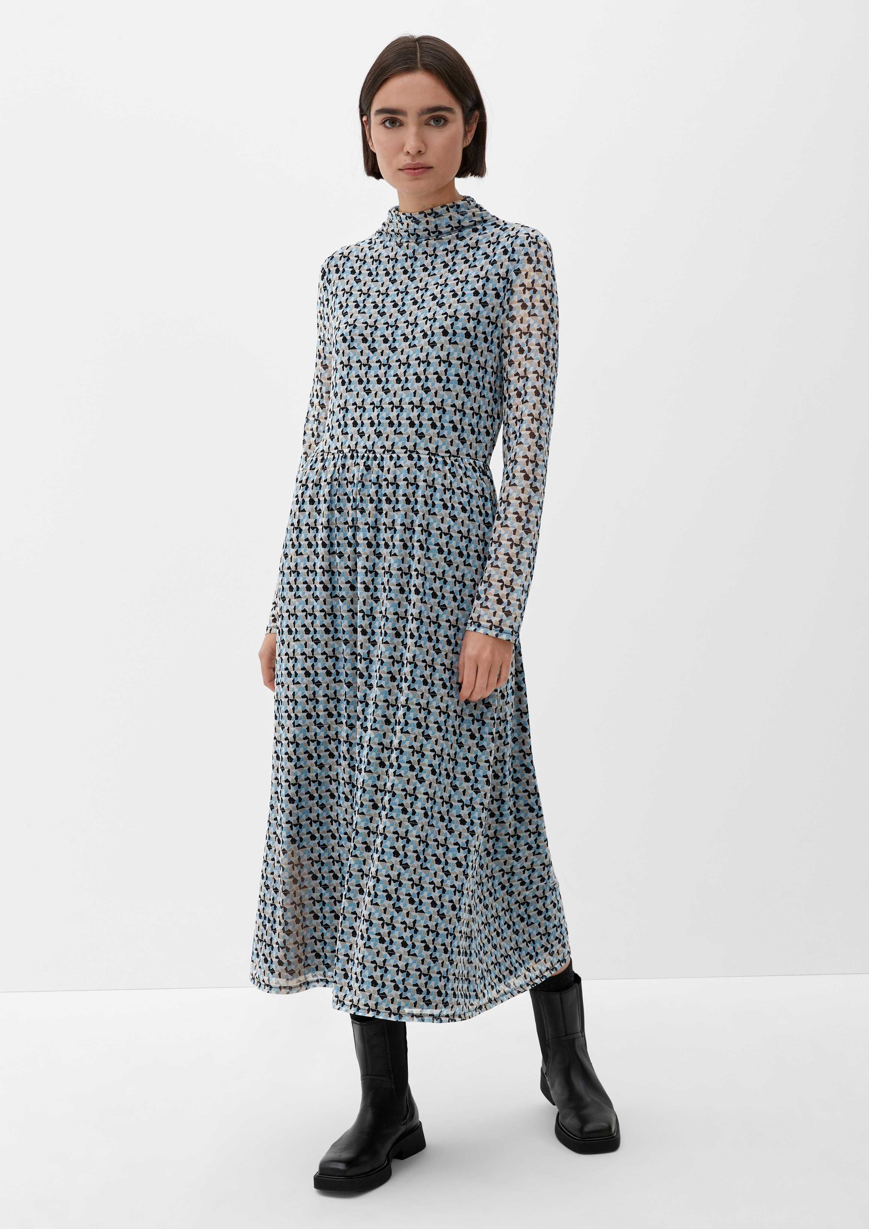 Meshkleid mit Allovermuster  2124434-02A0