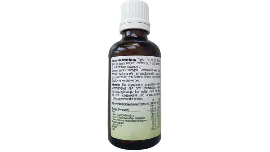 WALDMANN®S Schwarzkümmelöl 50 ml