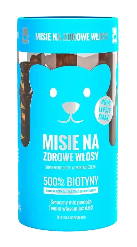Gumeni bomboni Bears za zdravu kosu - 300 g