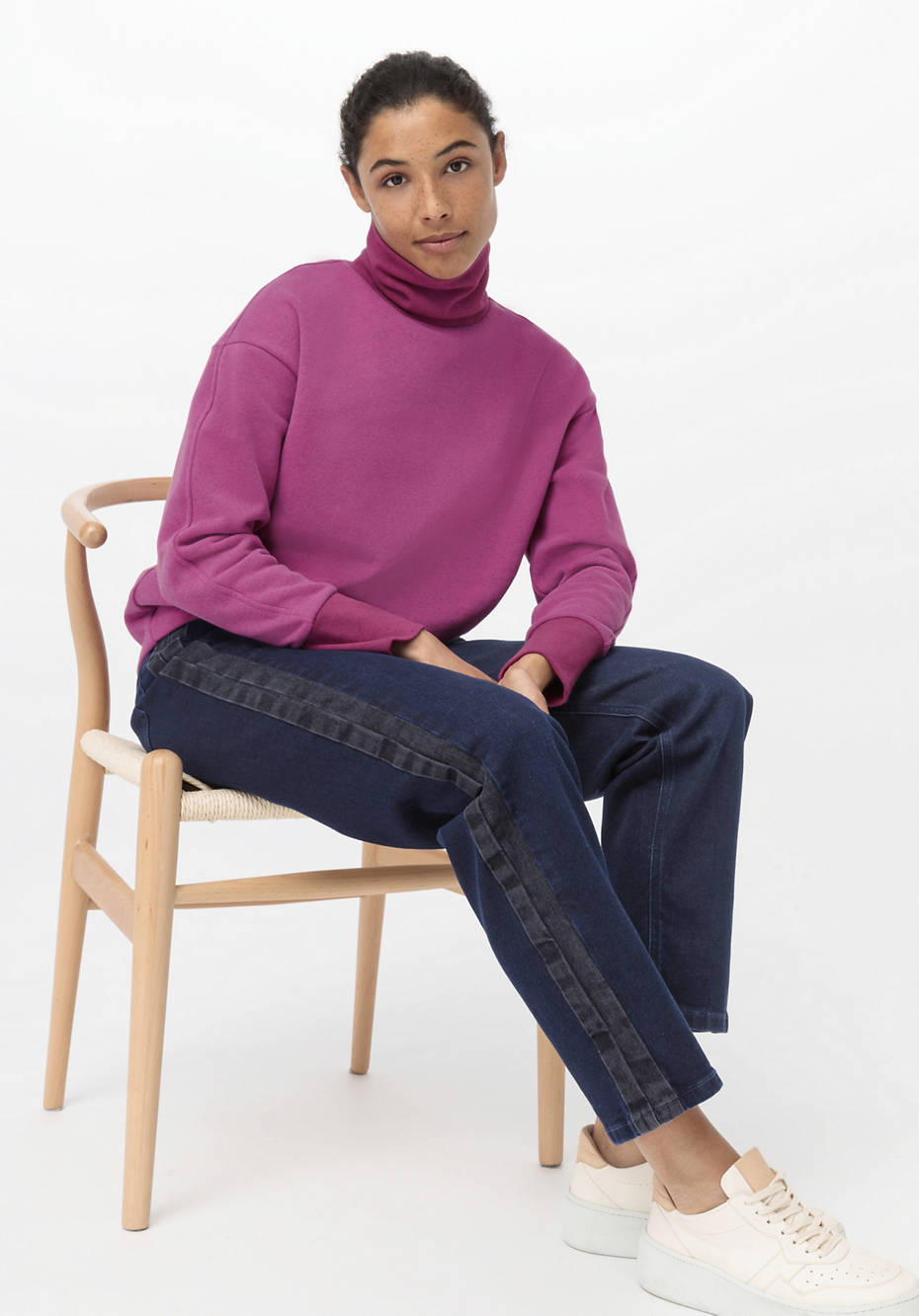 Sweatshirt BetterRecycling aus reiner Bio-Baumwolle