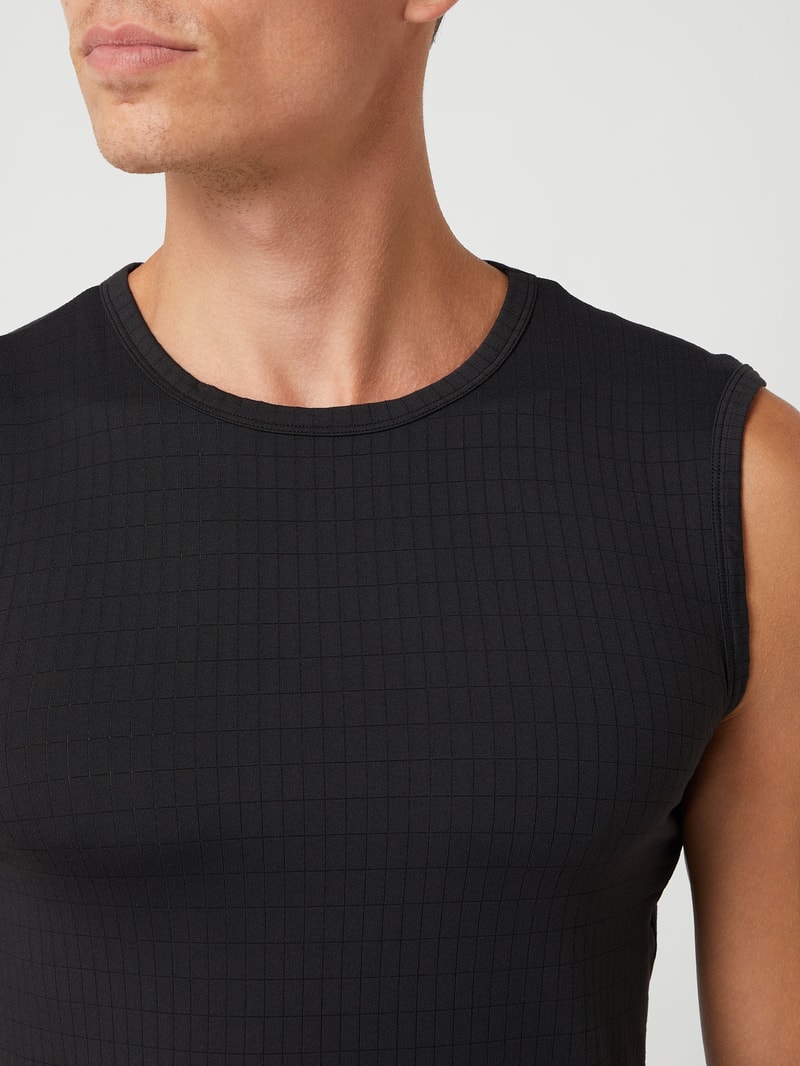 Tanktop mit Stretch-Anteil in schwarz
