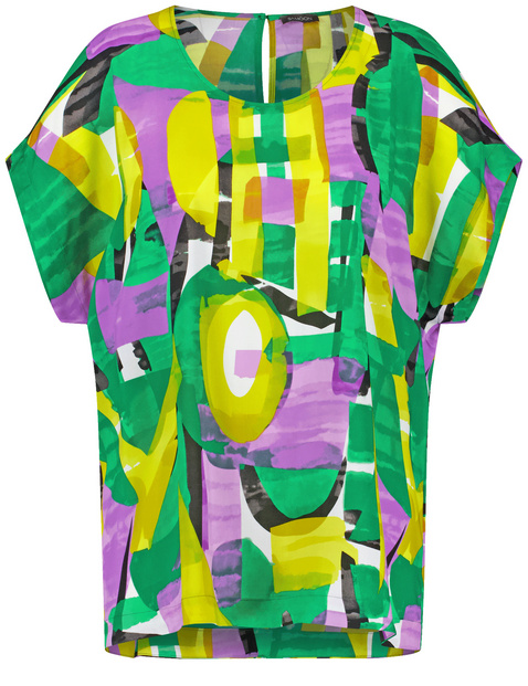 Blusenshirt mit farbenfrohem Print