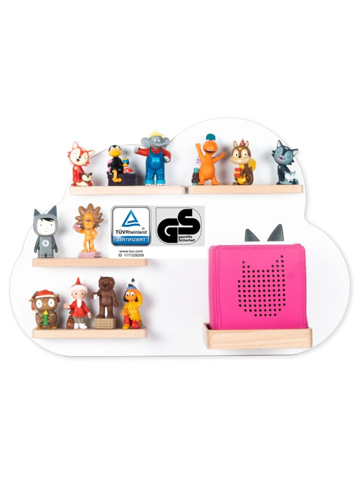 BOARTI Regal Holz Wolke Kinder Toniebox Tonies Figuren in Weiß günstig kaufen onesize