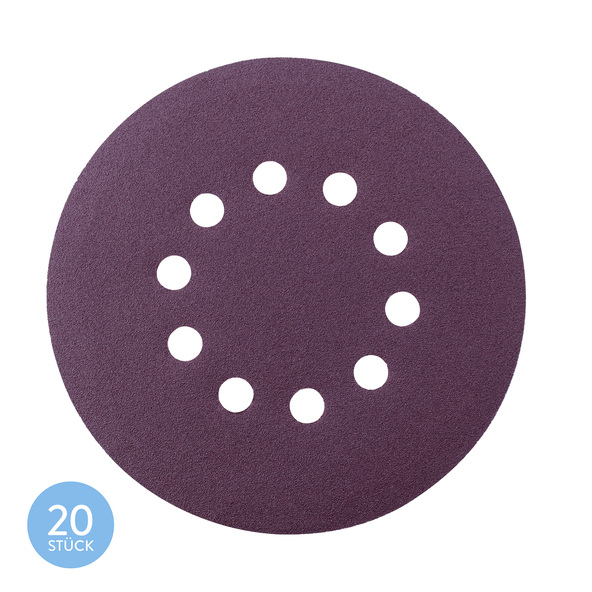 Schleifpapier, Ø 215 mm, 20 Stück, K 120