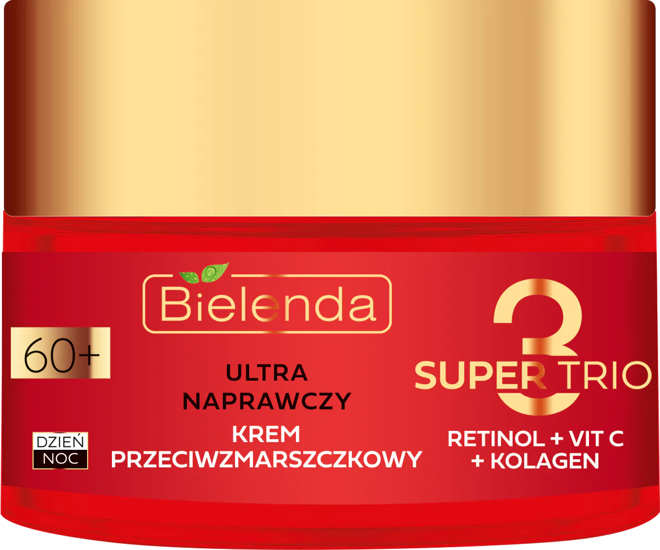 Bielenda Super Trio (Retinol + Vitamine C + Collageen) Anti-rimpelcrème 60+ dag/nacht