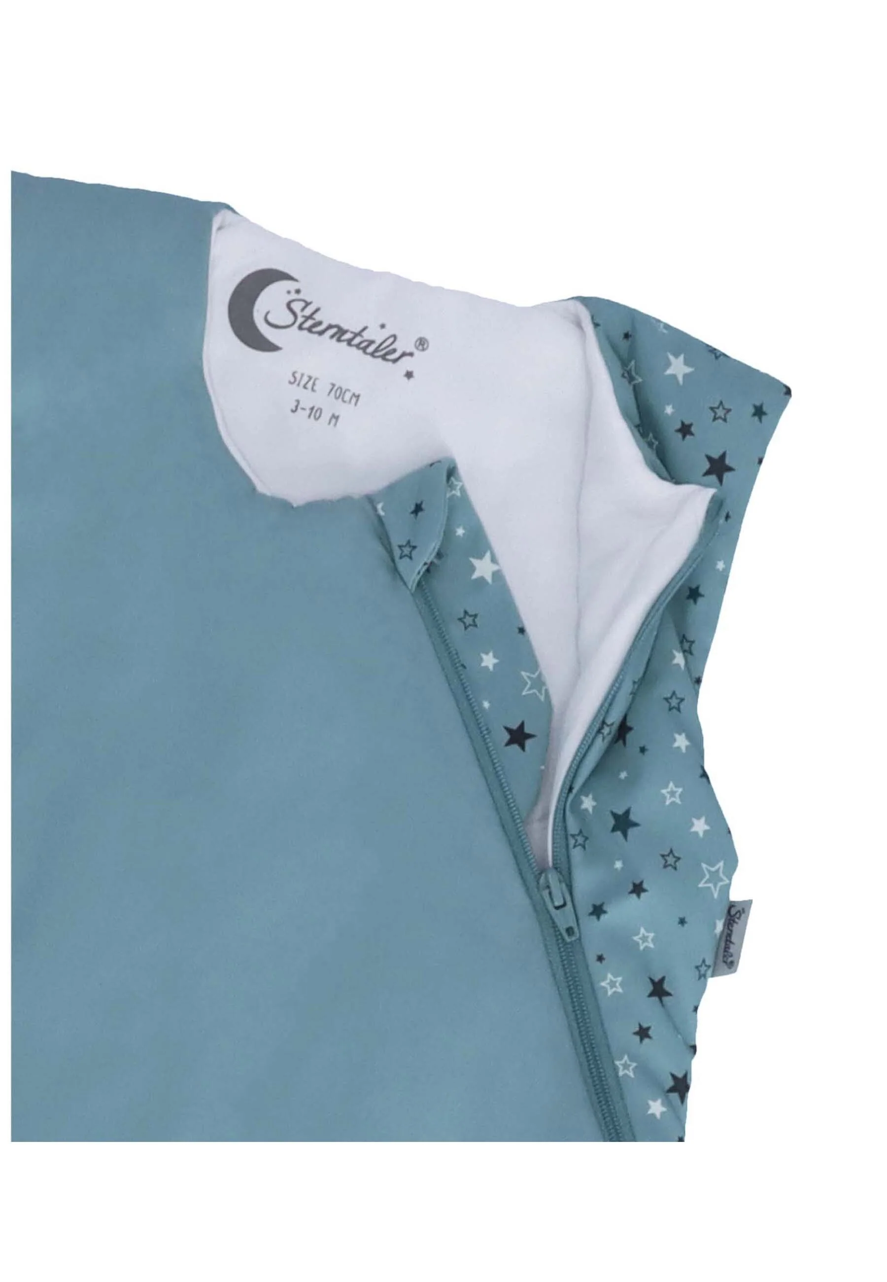 Schlafsack 70cm Eisbär Elia, Dunkeltürkis